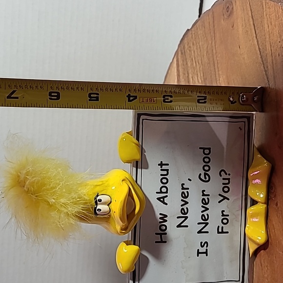 J&D Designs FUNNY ANIMALS 3D Ceramic Duck Card/Picture Holder - Picture 7 of 8